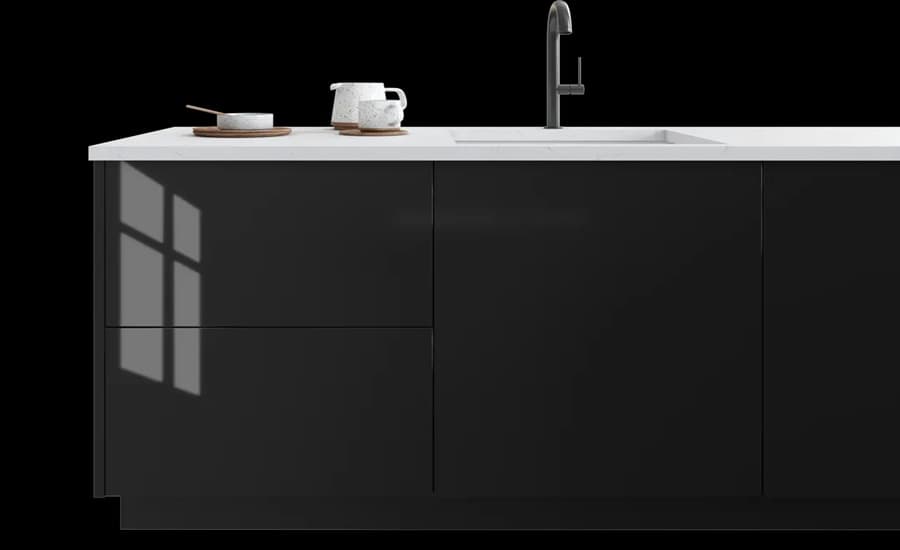 Ovela Catalina Designer Black Gloss